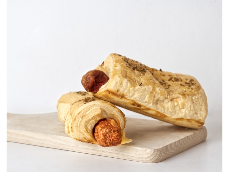 Frankfurt con queso Mozzarella